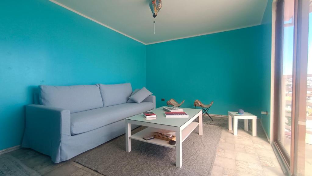 Posezení v ubytování Hostal Florida Valpo