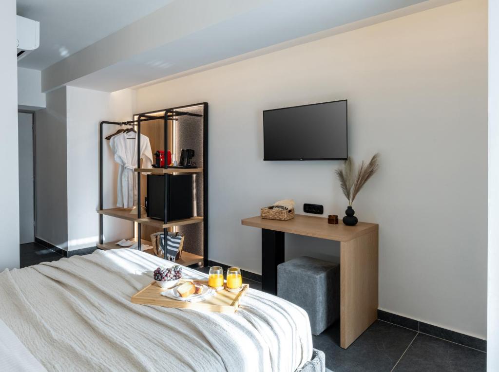 Postel nebo postele na pokoji v ubytování Skia, Premium Key Collection