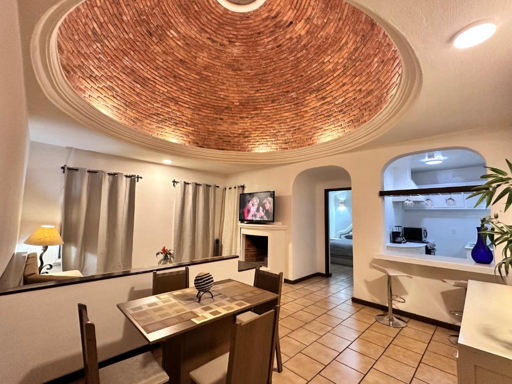 Posezení v ubytování Central Petit Apartment