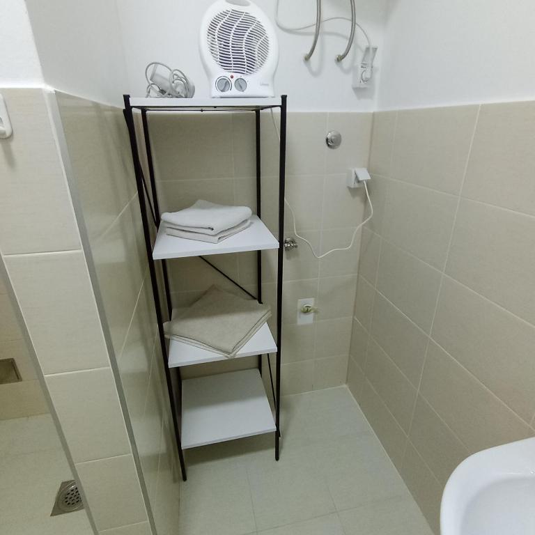 Koupelna v ubytování BAN apartmani