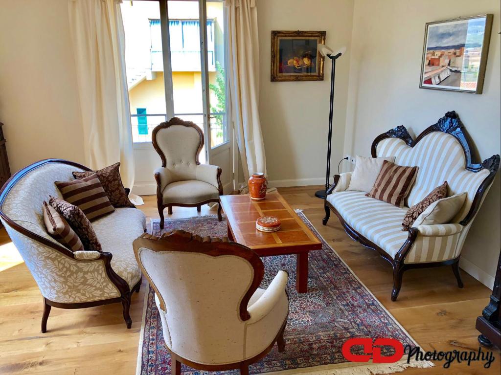 Posedenie v ubytovaní B&B Orsobigio