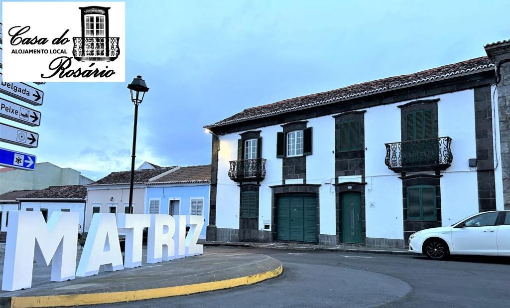 Bygningen som feriehuset ligger i