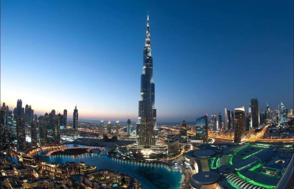 Nespecifikovaný výhled na destinaci Dubaj nebo výhled na město při pohledu z ubytování v soukromí