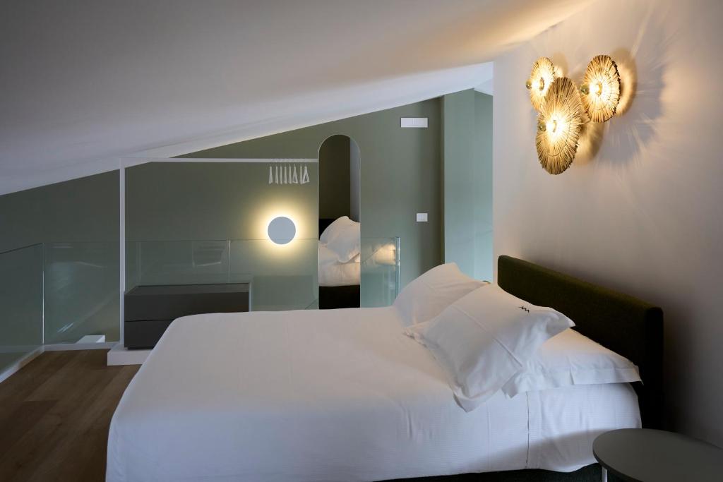 Voodi või voodid majutusasutuse Montegrottone Nature Retreat toas