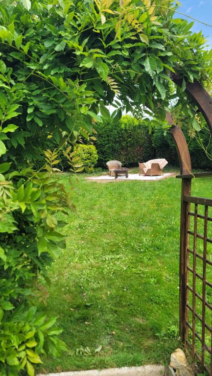 Zahrada ubytování Maison St. James