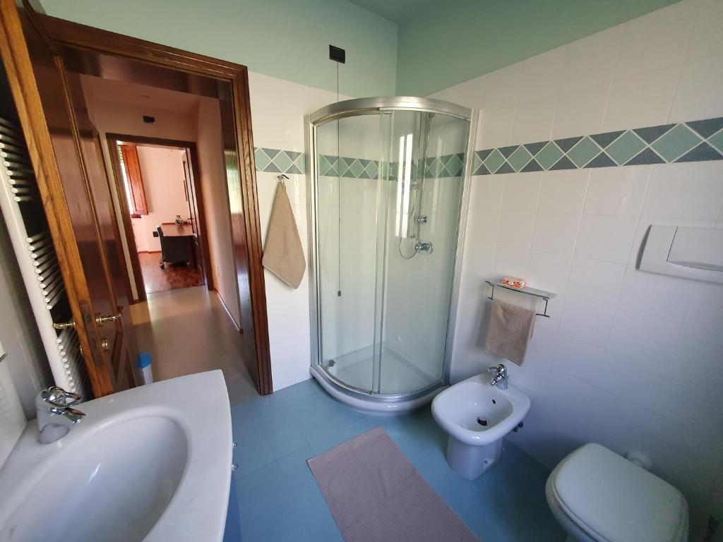 Koupelna v ubytování Casa Cipressino