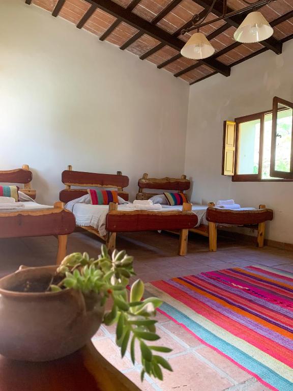 Postel nebo postele na pokoji v ubytování Terra - Casa de Campo