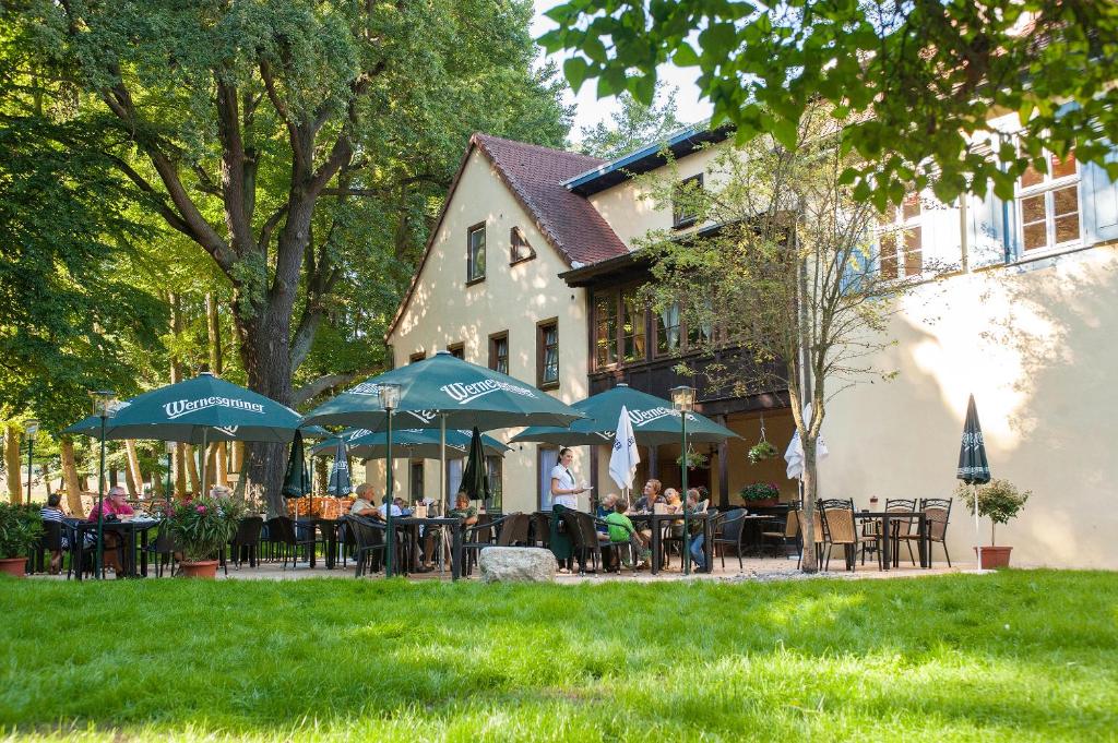 Zahrada ubytování Hotel Zum Herrenhaus