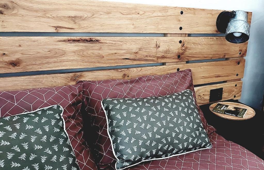Krevet ili kreveti u jedinici u okviru objekta FOREST SIDE Apartmani