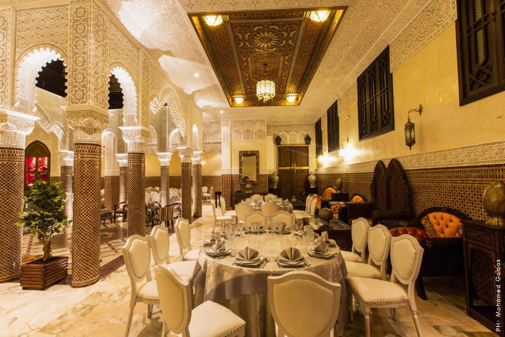 Restaurace v ubytování Riad Ritaj