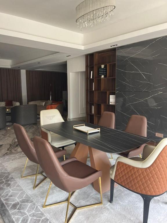 Posezení v ubytování Sujimoto Residences MacDonald