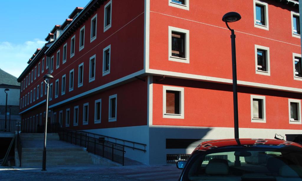 Budova, kde se studentské koleje nachází