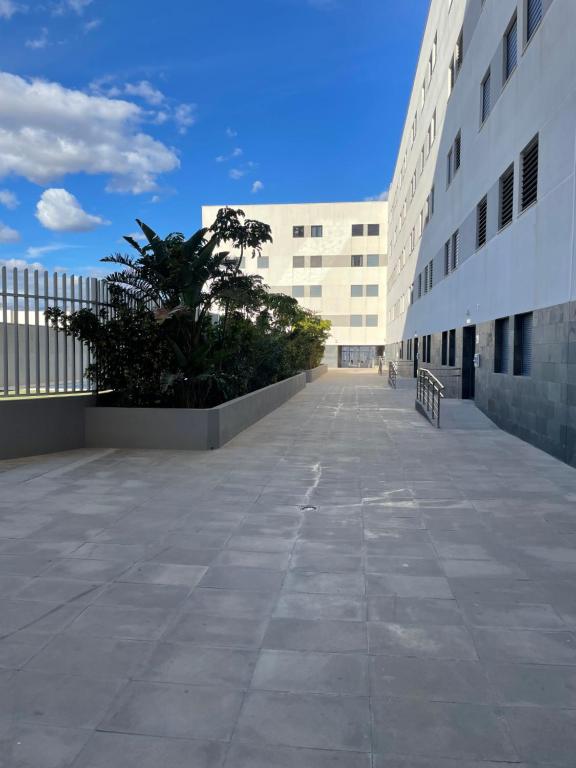 Bygningen som lejligheden ligger i