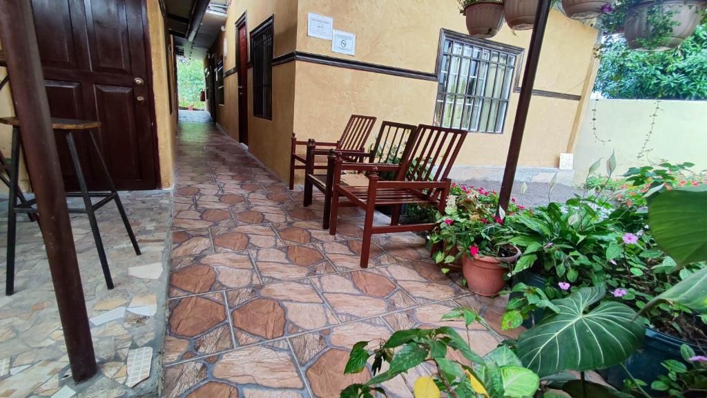Patio nebo venkovní prostory v ubytování Aires frescos de Boquete
