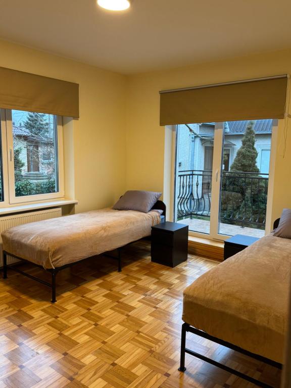 Postel nebo postele na pokoji v ubytování Park Hostel