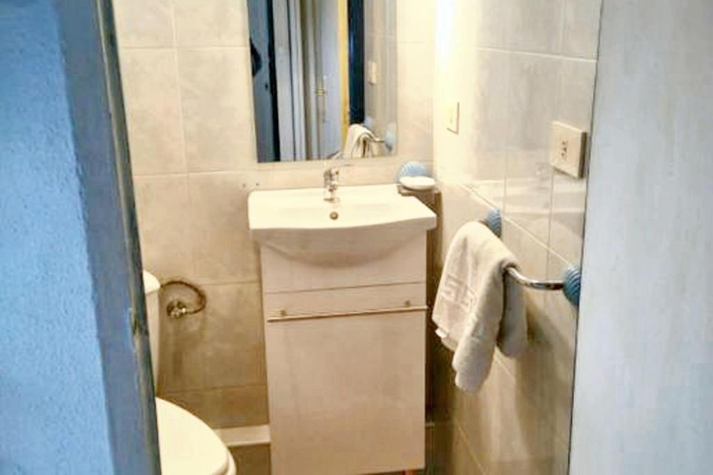 A bathroom at Welcoming House in Burgos with Terrace and City View