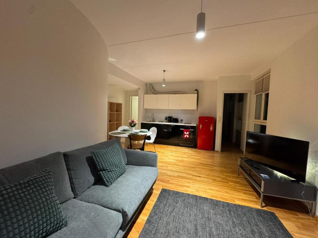 Χώρος καθιστικού στο Luxury Suites Rotermanni by Rikas Hotels