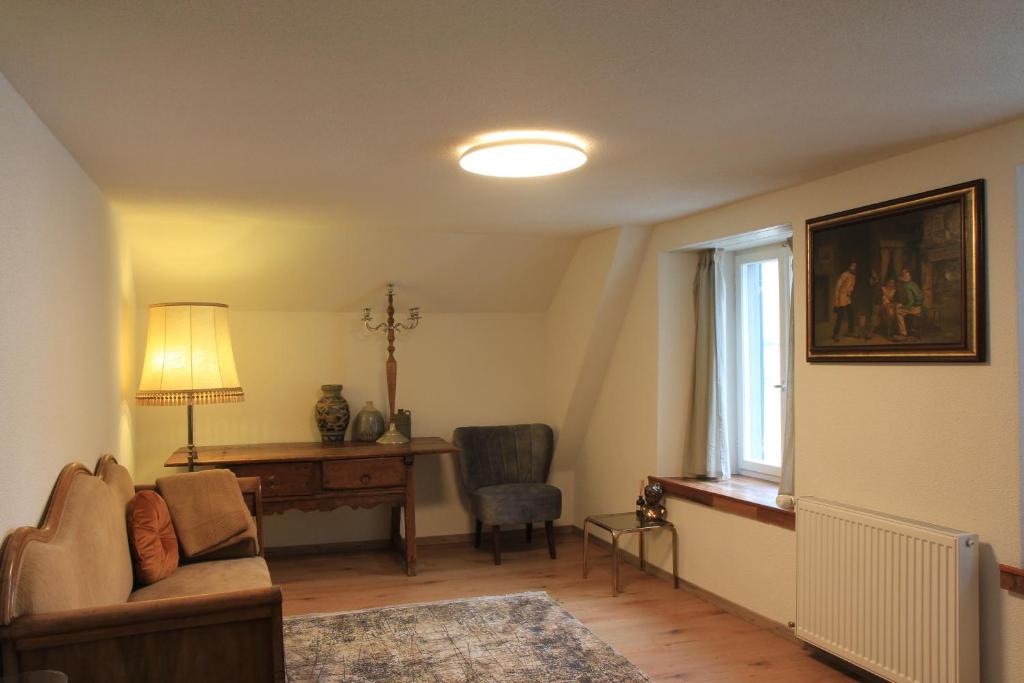 Posezení v ubytování Ferienwohnung am Walensee