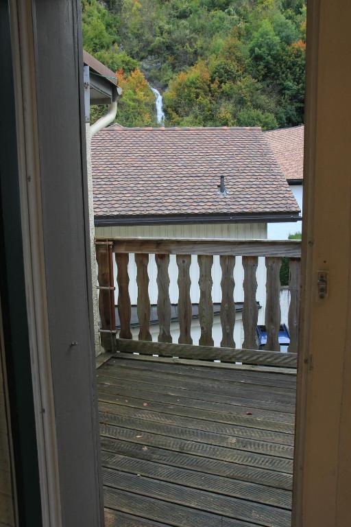 Balkón nebo terasa v ubytování Ferienwohnung am Walensee