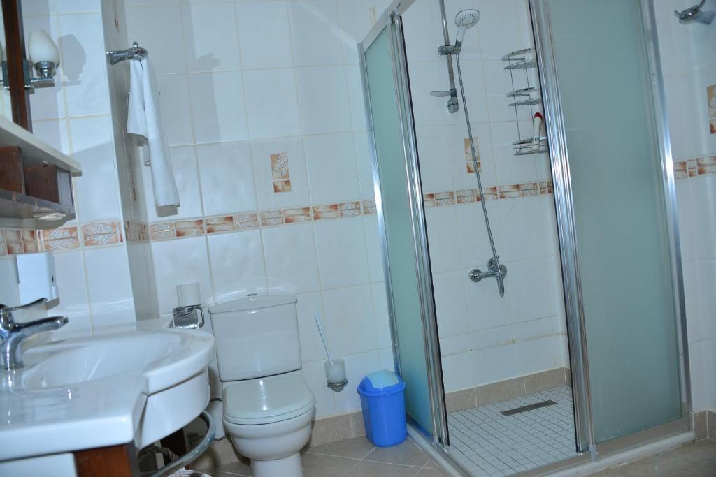 Koupelna v ubytování Aquarius Hotel