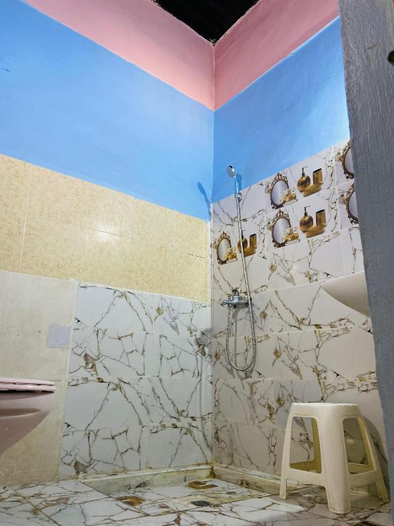 Koupelna v ubytování Fes Iconic yedouna hostel