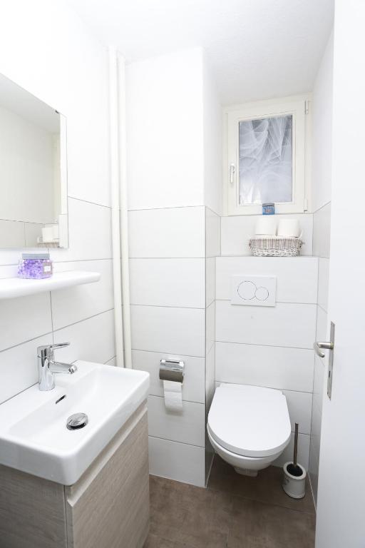 Koupelna v ubytování Casa-Casa Linthal