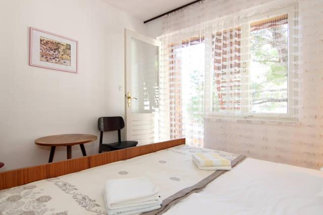 Posteľ alebo postele v izbe v ubytovaní Eco-Apartments with nice garden