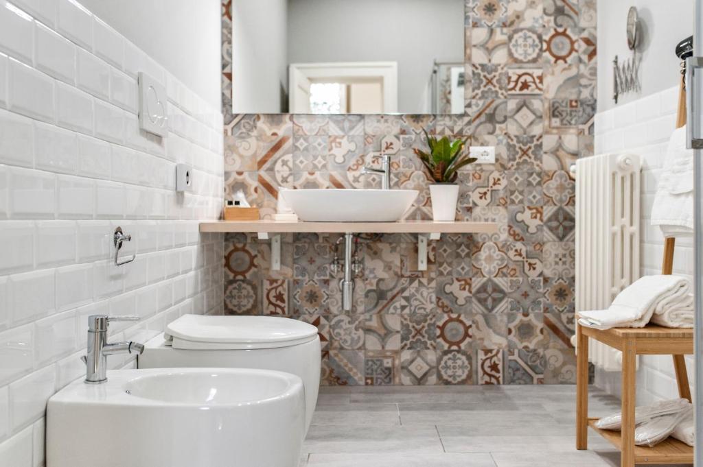 Koupelna v ubytování InCentro Comfort Suite - Lecce Selection