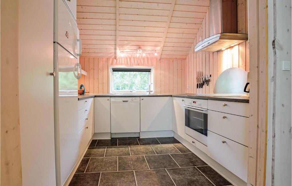 Kuchyň nebo kuchyňský kout v ubytování Four-Bedroom Holiday Home In Vig