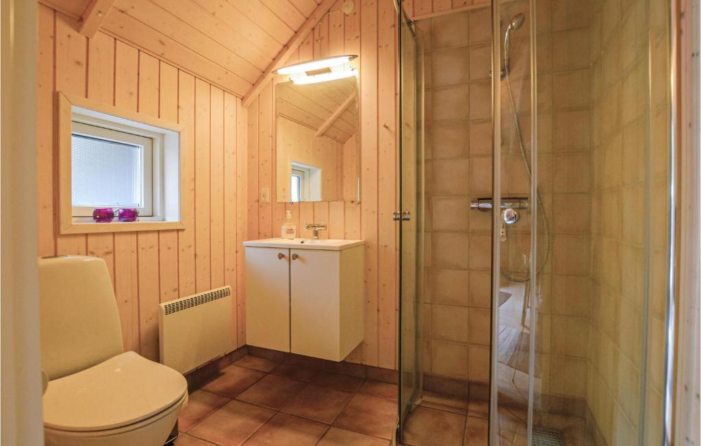 Koupelna v ubytování Four-Bedroom Holiday Home In Vig