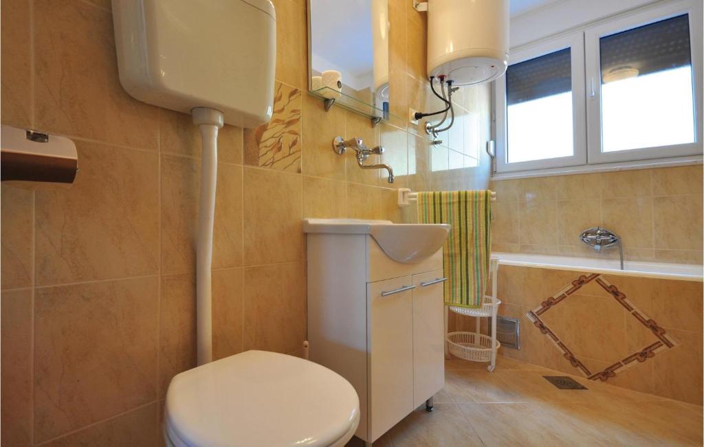 Kúpeľňa v ubytovaní Apartment Primorska