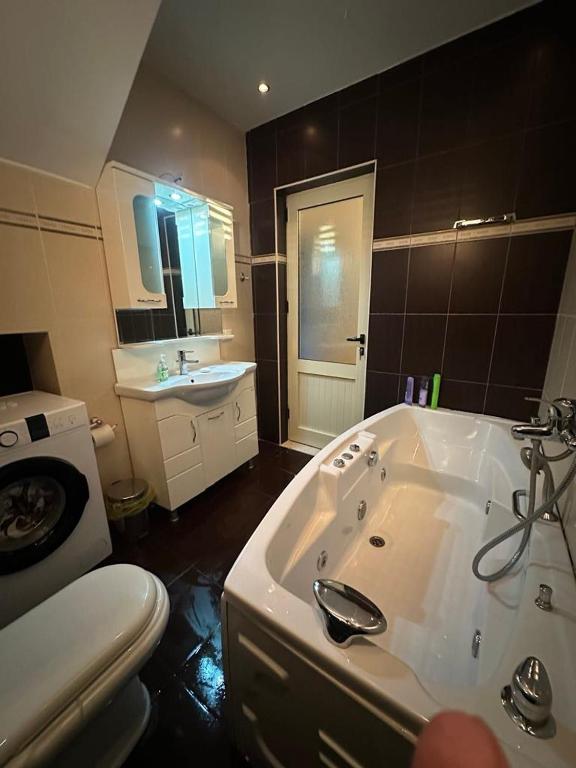 Koupelna v ubytování Apartment Liqeni