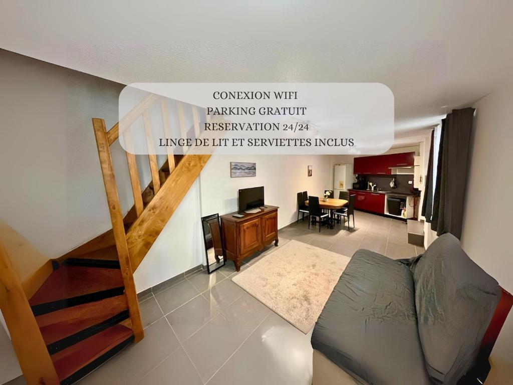 Photo de la galerie de l'établissement Duplex, wifi, linge, parking, à Roanne