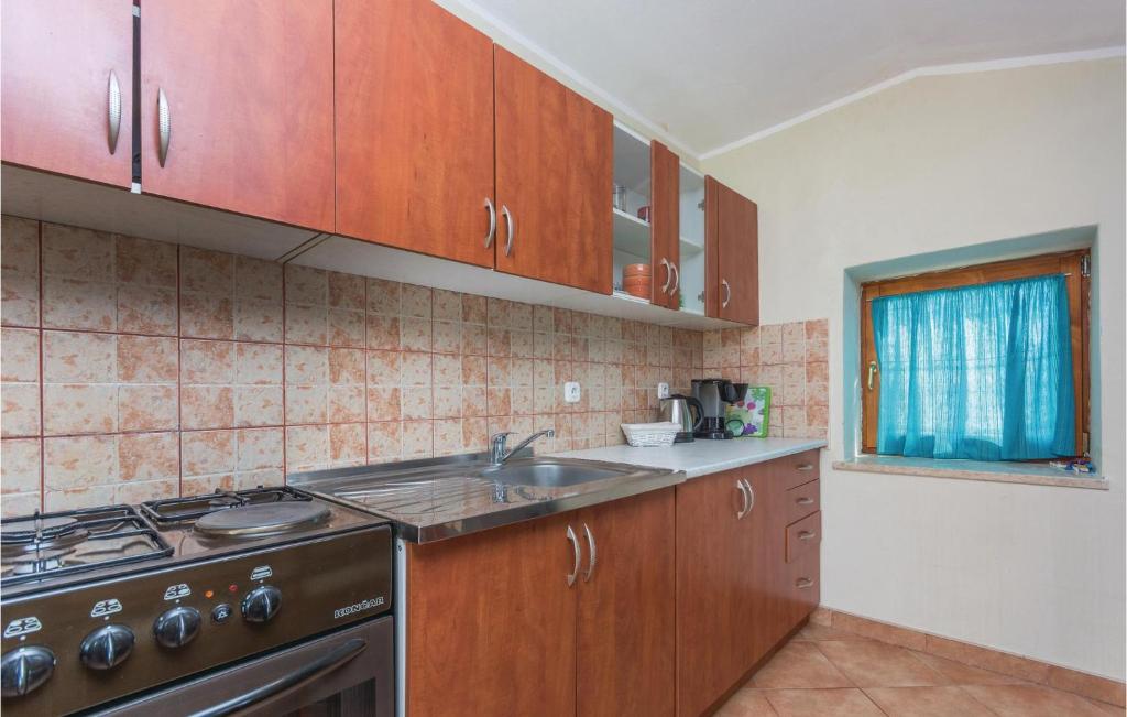 Kuchyň nebo kuchyňský kout v ubytování Two-Bedroom Apartment In Veli Jezenj