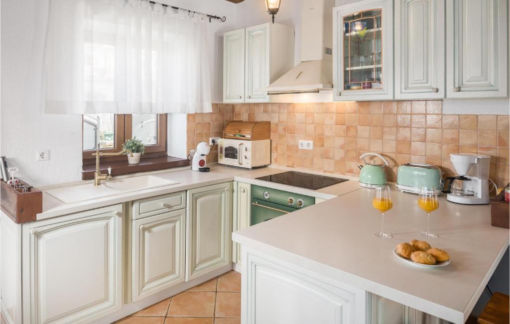 Kuchnia lub aneks kuchenny w obiekcie Gorgeous Home In Cabrunici With Wifi