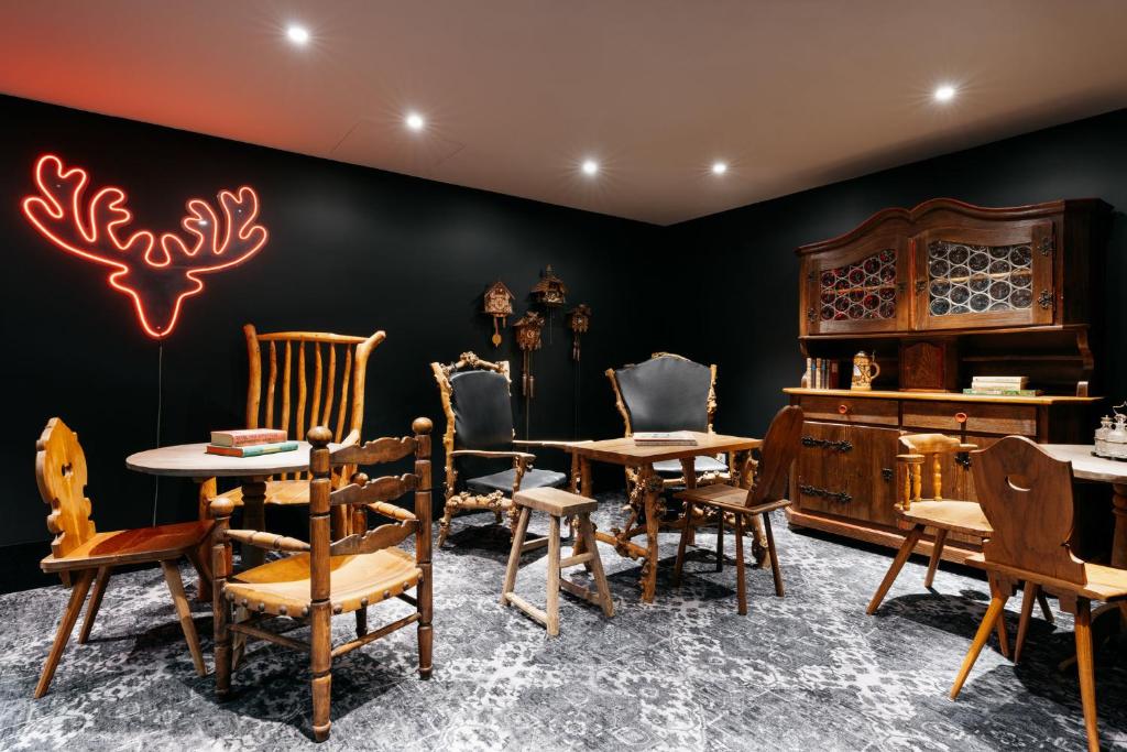 Posezení v ubytování Ruby Rosi Hotel Munich
