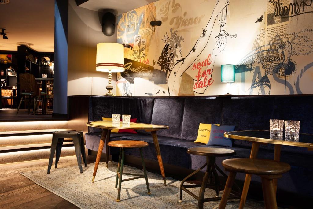 Posezení v ubytování Ruby Marie Hotel Vienna