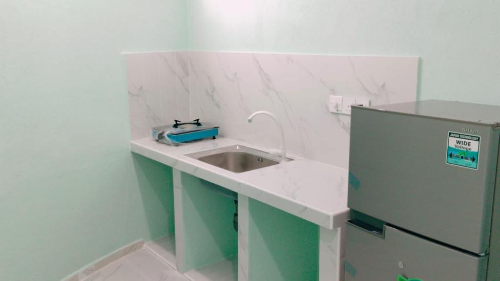 Kuchyň nebo kuchyňský kout v ubytování April Home