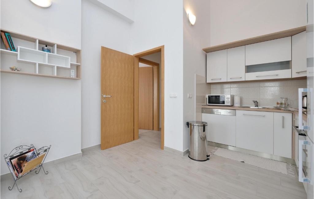 Kuchyňa alebo kuchynka v ubytovaní Apartment Vrsi-Mulo 01