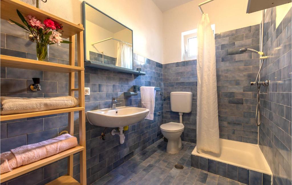 Kúpeľňa v ubytovaní Apartment Kamelicina I