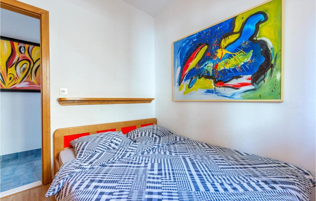 Posteľ alebo postele v izbe v ubytovaní Apartment Kamelicina I