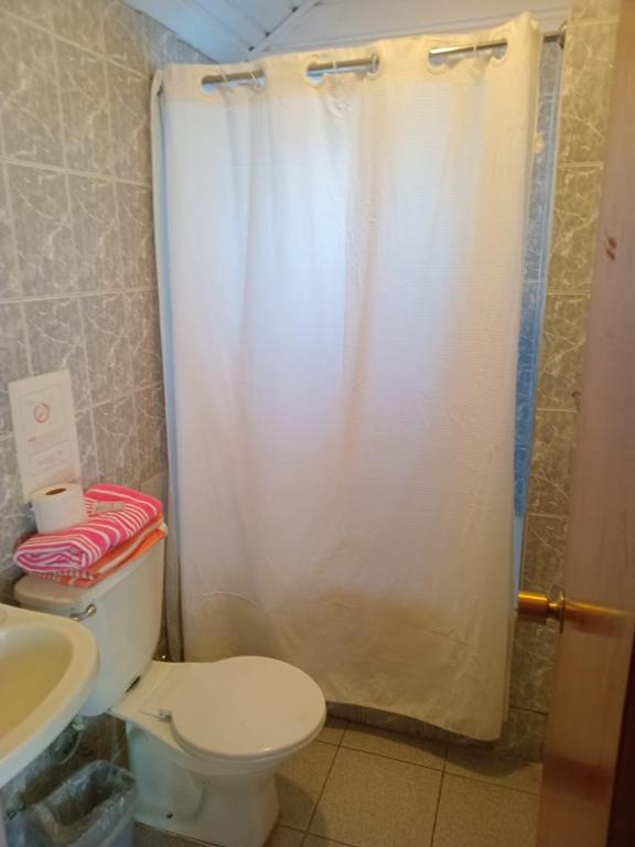 Koupelna v ubytování Apart Hotel Fx