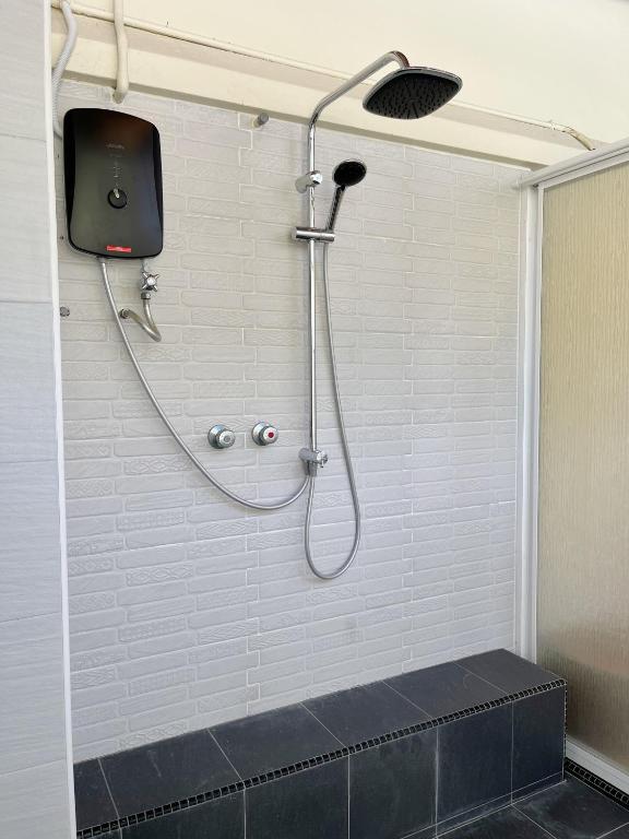 Koupelna v ubytování Kaba Home