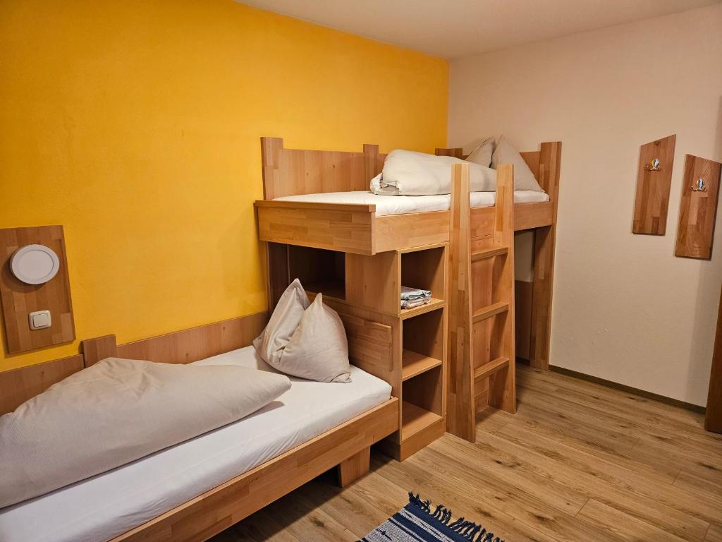 Postel nebo postele na pokoji v ubytování Haus Valentin