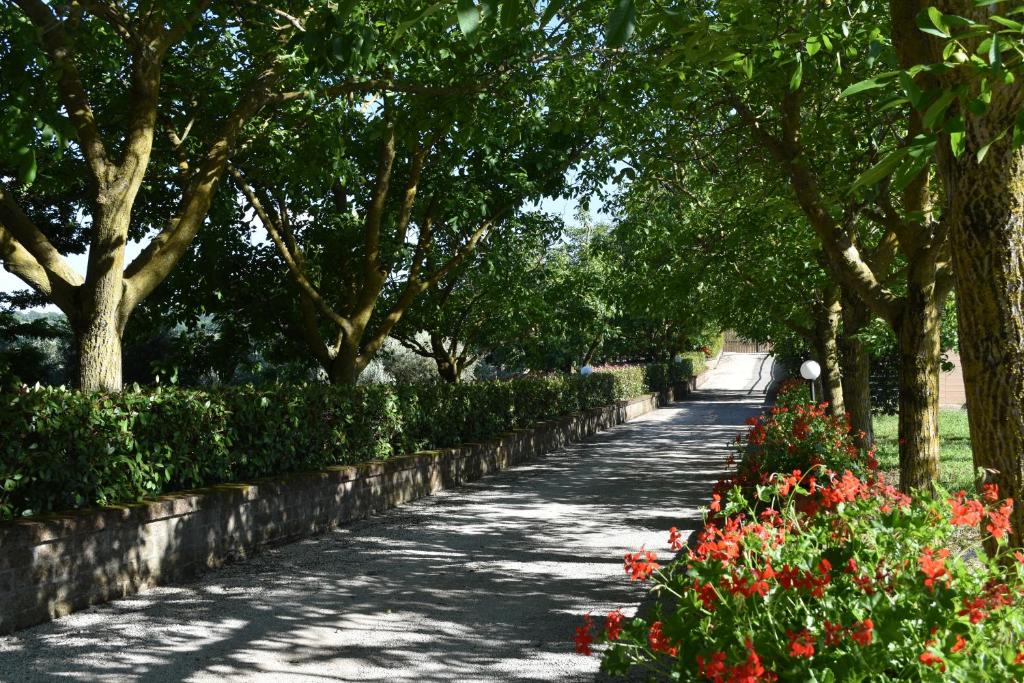 Zahrada ubytování Agriturismo Le Ginestre