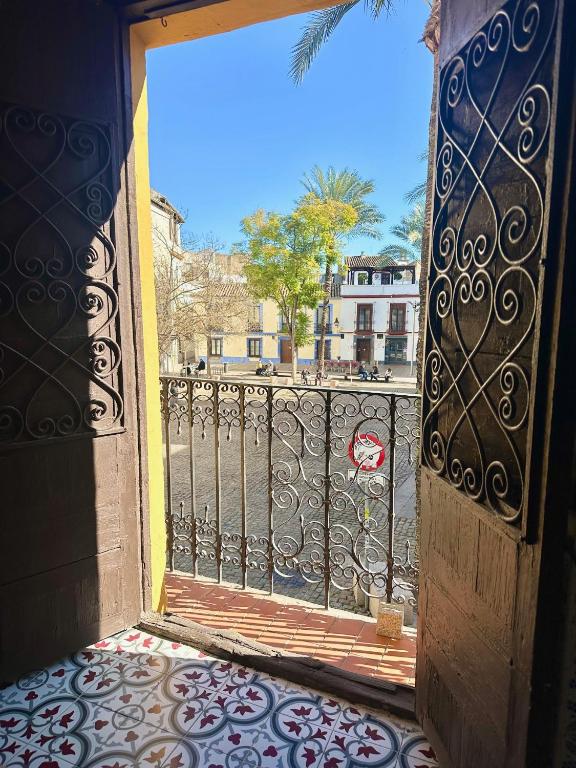 Balkón alebo terasa v ubytovaní Apartamento tradición de la Corredera