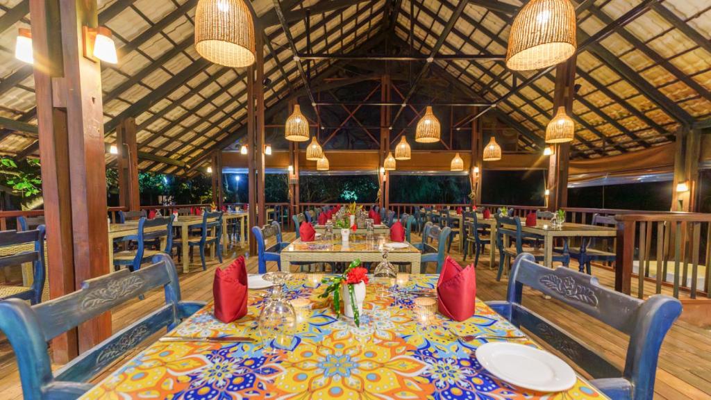 Restaurace v ubytování Siddhalepa Ayurveda Resort - All Meals, Ayurveda Treatment and Yoga