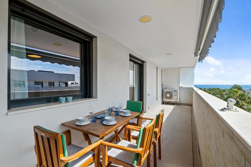 Balkón alebo terasa v ubytovaní Hauzify I Apartaments Roques Daurades