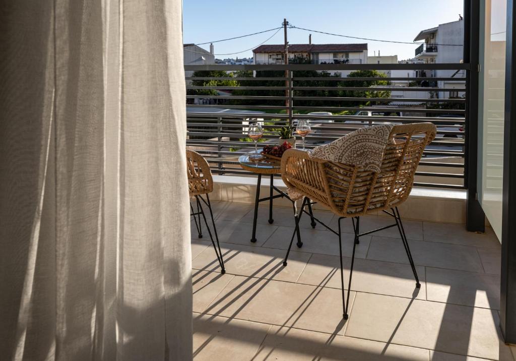 Balkón nebo terasa v ubytování Skia, Premium Key Collection