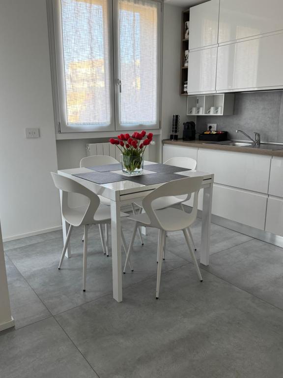 Kuchyň nebo kuchyňský kout v ubytování B&B Prestige